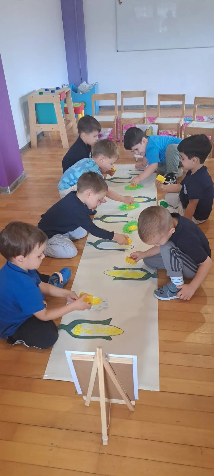 Grădinița RayKids Cârcea (Selgros) — grupă mică în natură