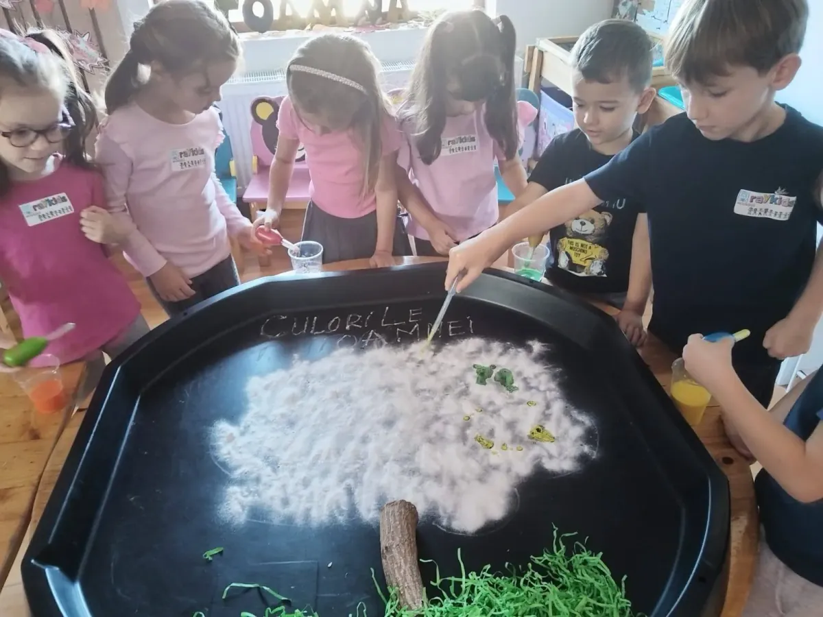 Grădinița RayKids Cârcea (Selgros) — activități creative outdoor